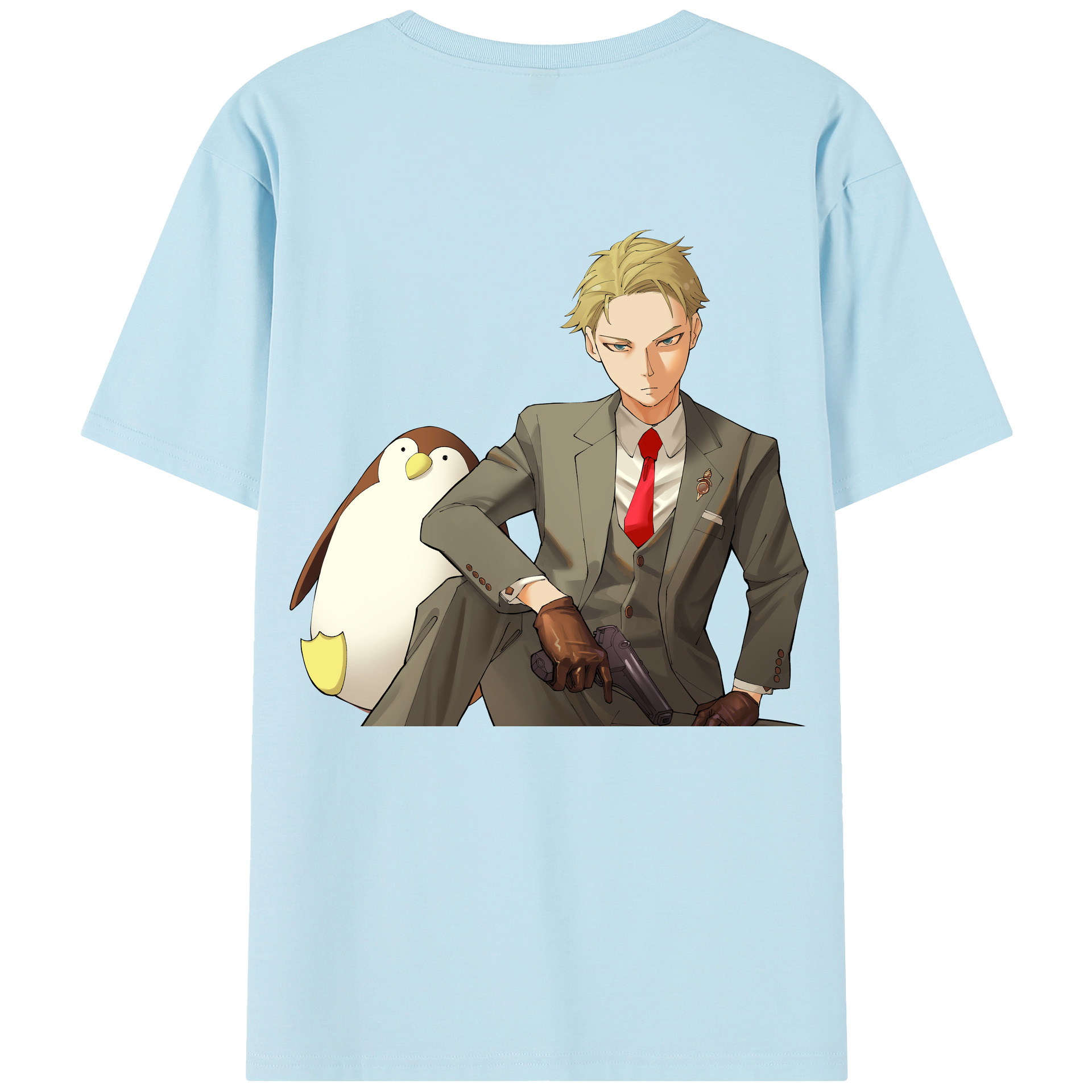 （画像用） SPY×FAMILY间谍家家酒 綿100％半袖Tシャツ（背面プリント）